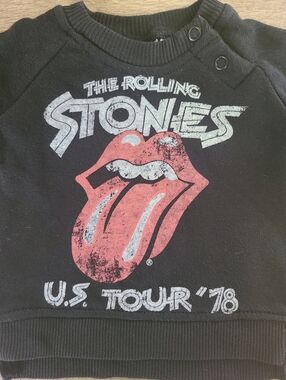 The Rolling Stones U.S. Tour '78 Baby Crewneck Sweatshirt  0-3 Months
